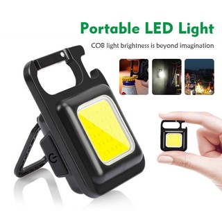 Đèn Pin Ankndo Mini COB 4 Chế Độ Kèm Móc Khóa Đa Năng Tiện Dụng