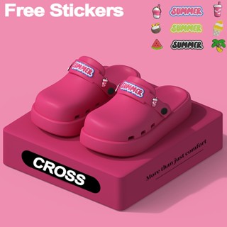 Dép Sandal Nữ Dép Clogs Nữ Đế Cao Đi Trong Nhà Giày Đế Mềm Dày Phong Cách Thoải Mái Xinh Xắn