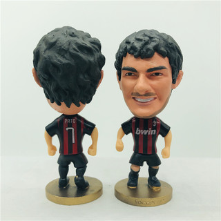 Soccerwe cầu thủ bóng đá ngôi sao Các bức tượng AC milan ALEXANDRE pato Búp bê