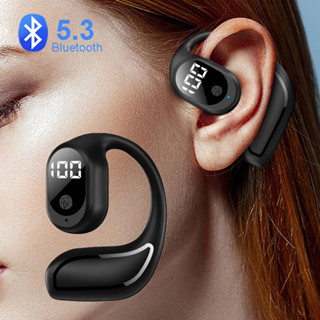 Tai nghe dẫn truyền xương Kẹp tai Bluetooth5.4 Tai nghe thể thao Tai nghe không dây có micrô Tai nghe âm thanh nổi HiFi
