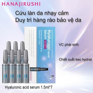 Bộ 7 Lọ Tinh Chất Hyaluronic Acid Vitamin C Chống Nếp Nhăn Dưỡng Ẩm HANAJIRUSHI 1.5ml