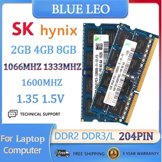 Hynix 4gb 8gb ddr3 ram ddr3l 4gb 2gb ddr2 667mhz 800mhz 1066mhz 1333mhz 1600mhz memory for notebook