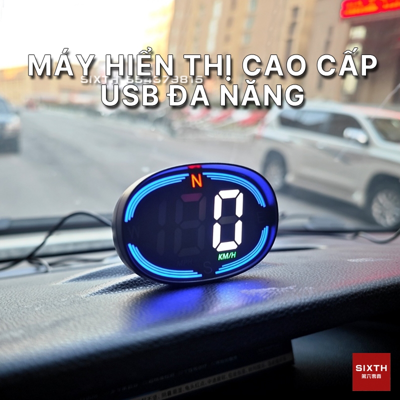 Tốc độ hiển thị Ô tô Bộ Hiển Thị Tốc Độ Kính Lái Ô tô HUD Bộ HUD Ô tô GPS Hiển Thị Tốc Độ Thông Tin 