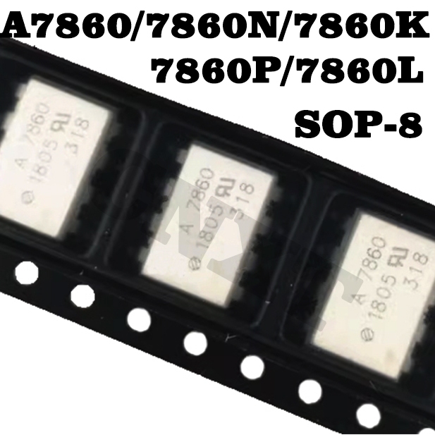 5 CÁI HCPL-7860 A7860 A7860N A7860K A7860P A7860L SOP-8 Bộ ghép quang