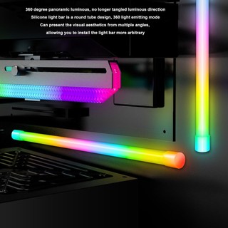 [Trong Kho] Đèn Led USB Trang Trí Vỏ Máy Tính, 27 Chiếc Hạt LED 30Cm 5V ARGB Đồng Bộ Bo Mạch Chủ Trang Trí Với 3Pin 4Pin Giao Diện UPONE