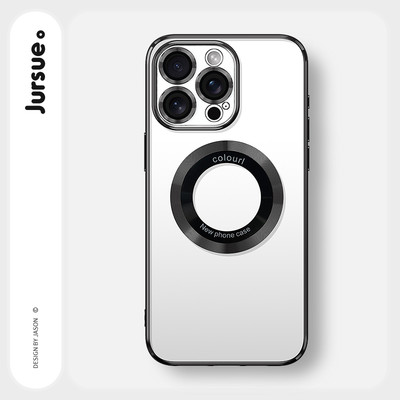 Ốp lưng JURSUE mềm sạc không dây Cho iPhone 15 14 13 12 11 Pro Max