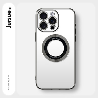 Ốp lưng JURSUE mềm sạc không dây Cho iPhone 15 14 13 12 11 Pro Max
