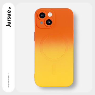 Ốp lưng JURSUE mềm sạc không dây dễ thương đẹp Cho iPhone 17 16 15 14 13 12 11 Pro Max