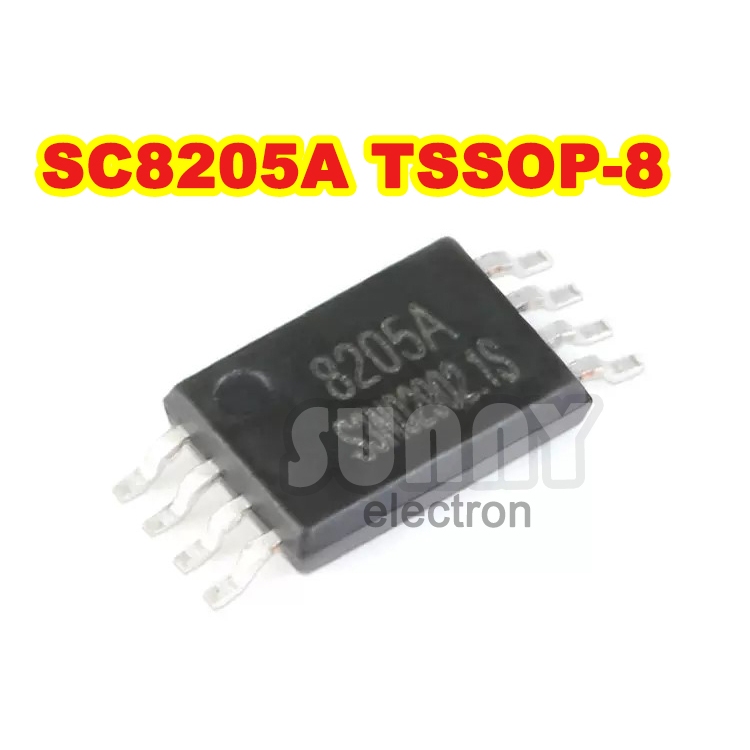 10pcs SC8205A TSSOP-8 6A 20V N Channel MOSFET MOS Hiệu ứng trường ống Chip smd IC S3N02902 8205A