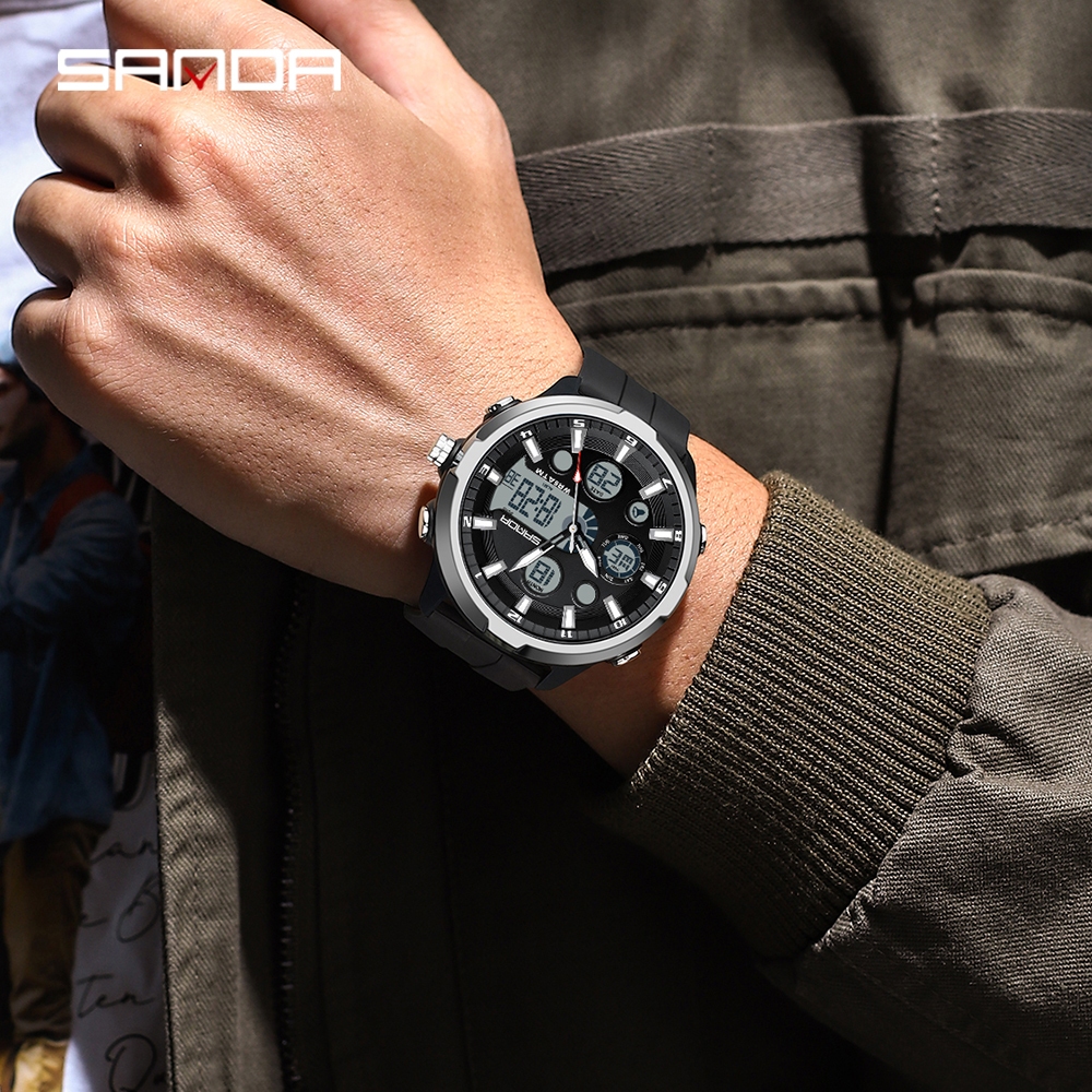 Đồng Hồ Thể Thao SANDA Chống Nước Cao Cấp Cho Nam | BigBuy360 - bigbuy360.vn