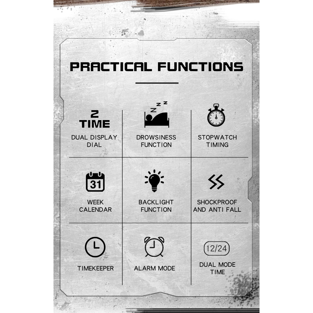 Đồng Hồ Thể Thao SANDA Chống Nước Cao Cấp Cho Nam | BigBuy360 - bigbuy360.vn