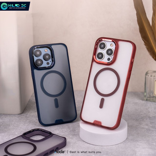 Ốp lưng từ tính Hoda cảm giác nhẹ nhàng cho iphone 15 pro max chống sốc cho ốp lưng iphone 15 pro chính hãng