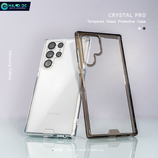 Ốp lưng từ tính Hoda Tinh thể trong suốt cho Samsung S23/S24 Chống Sốc Chống Dấu Vân Tay cho ốp lưng samsung s24 ultra chống sốc cho ốp lưng samsung s23 ultra chính hãng