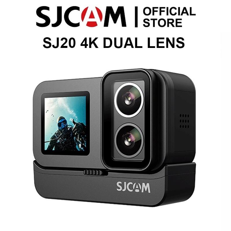 Camera Hành Trình SJCAM SJ20 4K Dual lens | 6 trục chống rung | Màn Hình Cảm Ứng 1.3