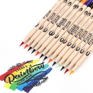 Màu Brush 2 Dầu ,Bút Lông Mềm Hai Đầu 12 Màu Dùng Vẽ Tranh / Đánh Dấu Chuyên Dụng, Bút Dual Brush Pen