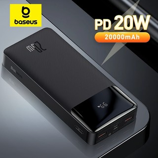 Sạc Dự Phòng Baseus 10000 / 20000m / 30000Ah PD 20W Có 3 Cổng Sạc Cho Huawei