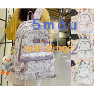 Balo đi học cute ba lô thời trang ulzzang balo đi học cho bé cấp1/ cấp 2 Cặp đi học dung tích lớn Harajuku thiết kế graffiti ba lô du lịch