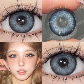 1 Cặp Kính Áp Tròng Dnai 0.00 Mắt To 14.5mm Màu Xanh Dương Tự Nhiên Mềm Mại Thoải Mái