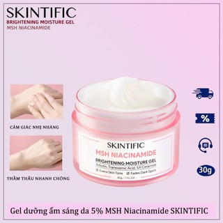 Gel dưỡng ẩm sáng da 5% MSH Niacinamide SKINTIFIC Dưỡng Trắng Da  Kem dưỡng ẩm