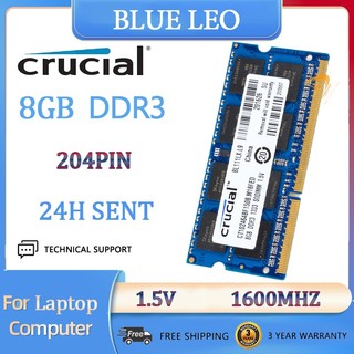 Crucial thẻ nhớ ram 1.5v 8gb ddr3 1333mhz 2rx8 pc3-10600s notebook ram