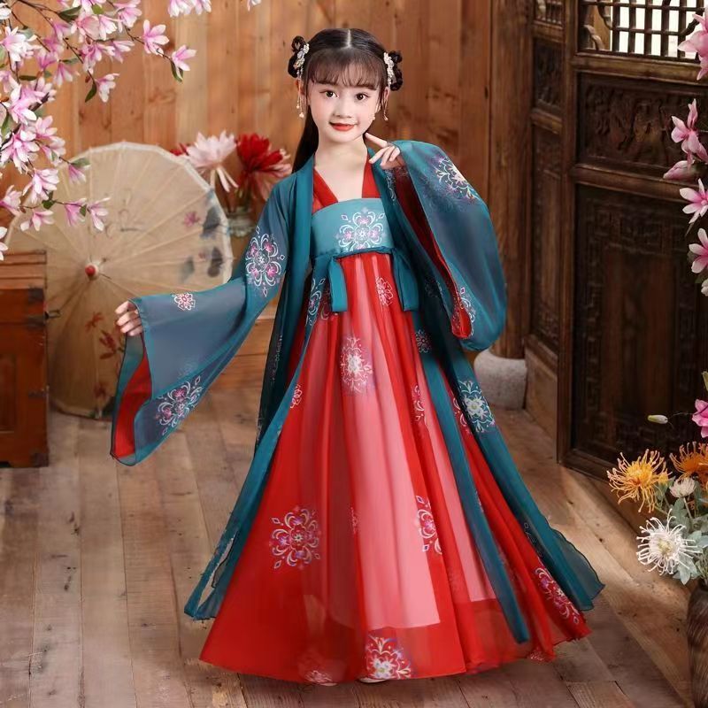 Bộ Đồ Hóa Trang Phong Cách Trung Hoa Cổ Đại Dành Cho Bé Gái