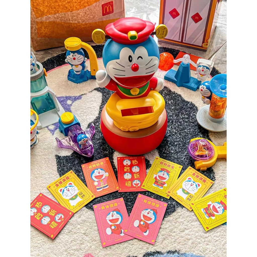 Phong Bì Đỏ Doraemon 2024 Mcdonald 'S Doraemon Không Gian Đồ Chơi Cho Bé