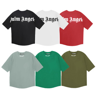 Palm angels Áo Thun Tay Ngắn Phong Cách Mới Dành Cho Cặp Đôi