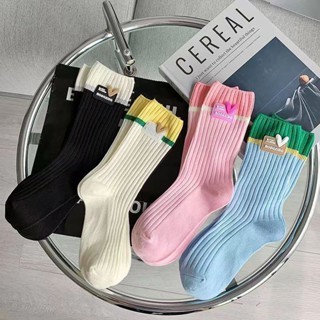 Vớ cotton Mỏng Hai Màu Thời Trang Dành Cho Nữ