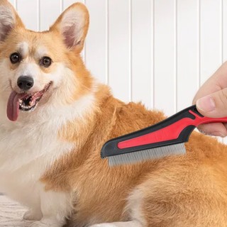 Lược chải lông thú cưng hai hàng tiện dụng