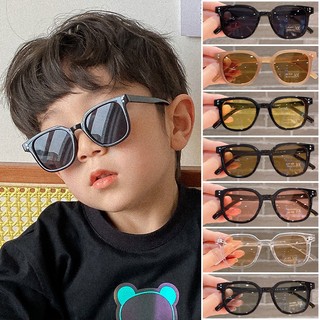 Kính Mát Gọng Vuông Lớn Chống Tia uv Thời Trang Cho Bé
