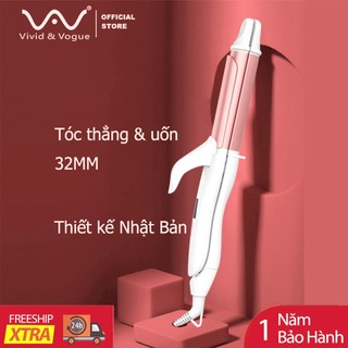 Máy kẹp duỗi và uốn tóc Vivid & Vogue VAV-055A 2 trong 1 tiện lợi chất lượng cao