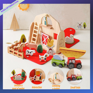 Đồ chơi xếp chồng lên nhau hình động vật giáo dục sớm