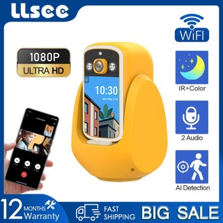 LLSEE 1080P FHD 360 độ Camera, Two Way Video Call Wireless WIFI Camera, PTZ Home Monitor Baby Old Man, IR Night Vision, Theo dõi tự động