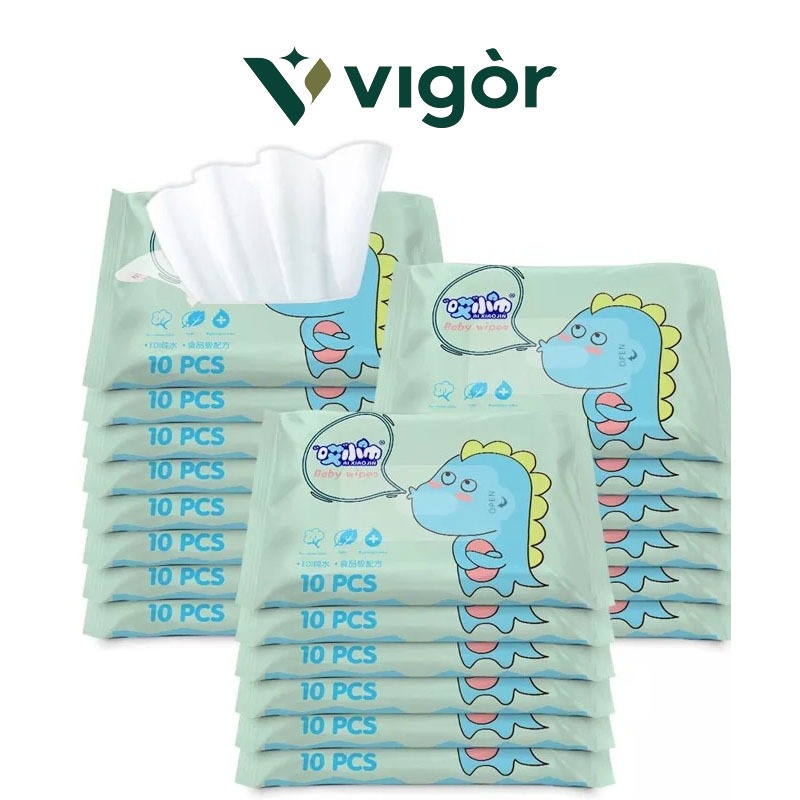 Khăn Ướt 10 Khăn Ướt Lau Ướt 10 Miếng