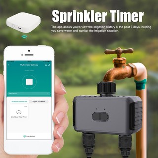 Có thể bán buôn Hẹn giờ tưới nước thông minh phun IP55 Chống 2 ổ cắm Bluetooth Vòi hẹn không dây cho vòi sân vườn Sodium075 Hàng giao ngay