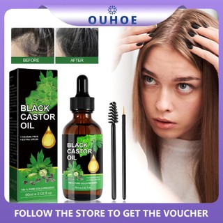 Ouhoe tinh dầu kích thích mọc lông mi / lông mày 60ml chống rụng tóc