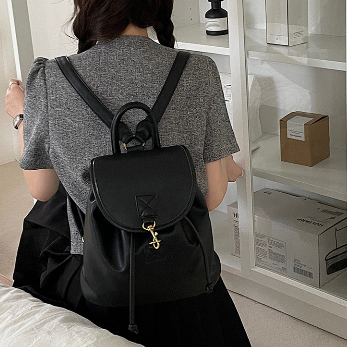 HANZHUO balo đi học  balo nữ  da 2023 NEW L95S0MF