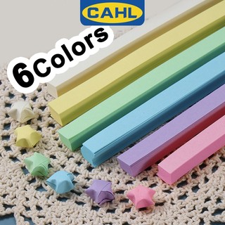 Set 540 Tờ Giấy 6 Màu Sắc Xếp Hình Ngôi Sao origami marca long chun Làm Quà Tặng Thủ Công