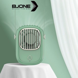 BJONE Quạt treo cổ Mini Fan xách tay USB sạc ngoài trời Quạt cổ nhỏ
