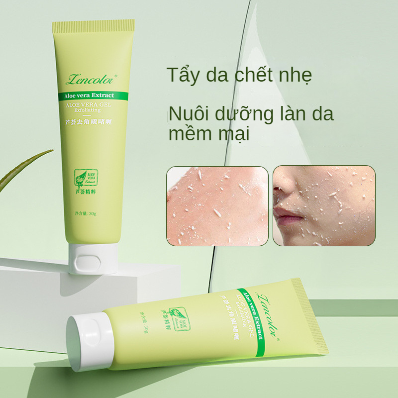 Gel Tẩy Tế Bào Chết Chiết Xuất Lô Hội Làm Sạch Sâu Cải Thiện Mụn Đầu Đen Tẩy Tế Bào Chết Làm Sạch Da Mặt Nhẹ Nhàng Nha Đam