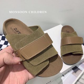 Bé Trai Bé Gái Dép Mặc Ngoài Một Chân Khuấy Mùa Hè Dép Sandal Đơn Giản