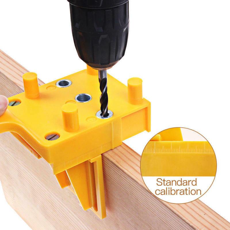 Cữ khoan chốt gỗ Máy định vị khoan lỗ thẳng gia công gỗ cầm tay Thủng dụng cụ DIY