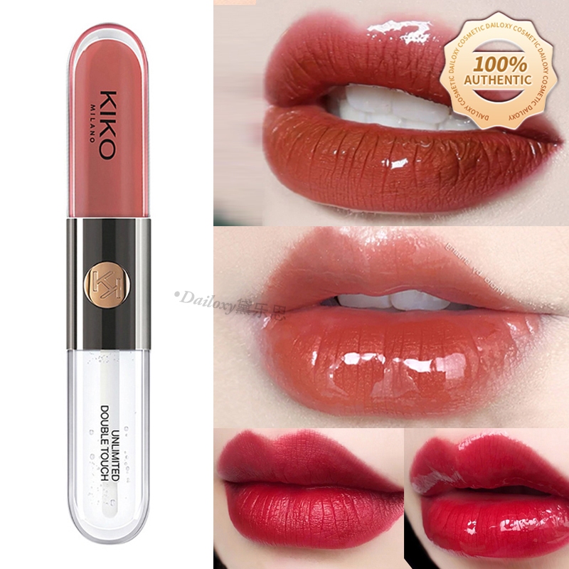 Son KIKO MILANO Unlimited Ý double touch 6ml Son môi hai đầu lâu trôi, không phai, làm sáng đường vi