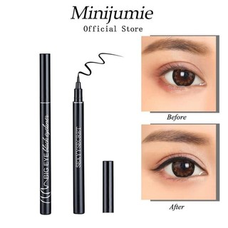Minijumie Bút kẻ mắt nước màu đen trang điểm chống nước tốt