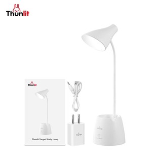  Đèn học Thunlit có hộp đựng bút cắm USB 3 nhiệt độ màu có thể điều chỉnh độ sáng