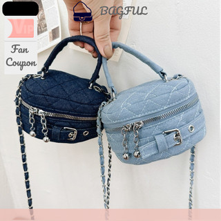 Túi denim đeo chéo mini thời trang cho mẹ và bé