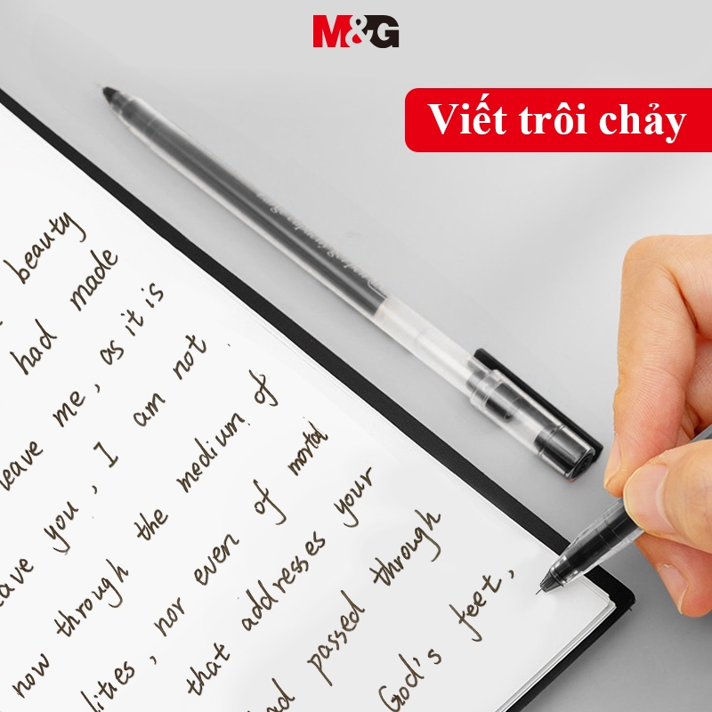 M&G bút gel Bút viết bi nước  Hộp Đựng Bút Hình Tam Giác Cỡ Lớn 0.5mm