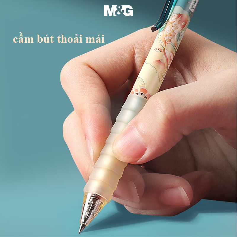 M&G  bút gel 0.5 Đen  Bút viết bi nước   ARPM2012A Nhanh Khô Ngòi 1 Cái