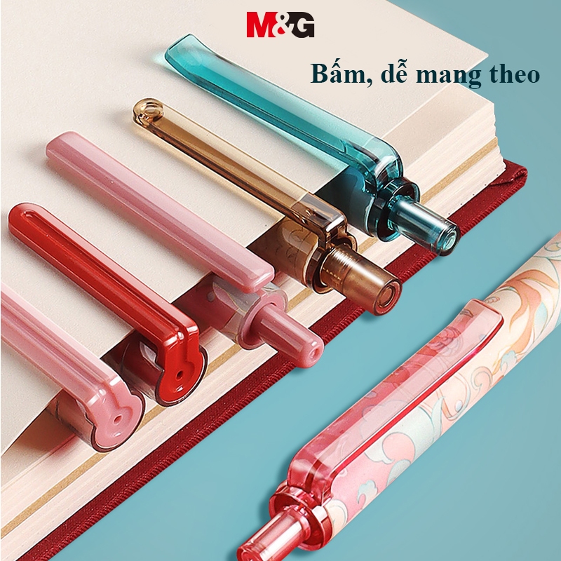 M&G  bút gel 0.5 Đen  Bút viết bi nước   ARPM2012A Nhanh Khô Ngòi 1 Cái