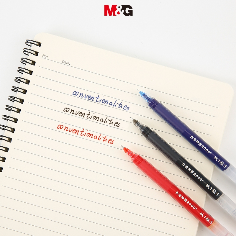 M&G bút gel Bút viết bi nước  Hộp Đựng Bút Hình Tam Giác Cỡ Lớn 0.5mm